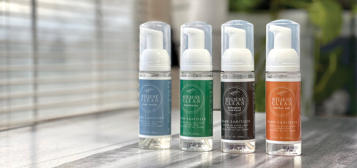 Alcohol-Free Hand Sanitizers, Soaps & Dispensers | Hygiene Clean ...
